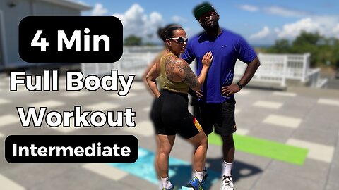 4 Minute Full Body Workout (INTERMEDIATE)