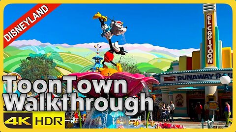 2023 Mickey's Toontown Tour at Disneyland Park - SUMMER Walkthrough [4K HDR POV] #vacation #travel