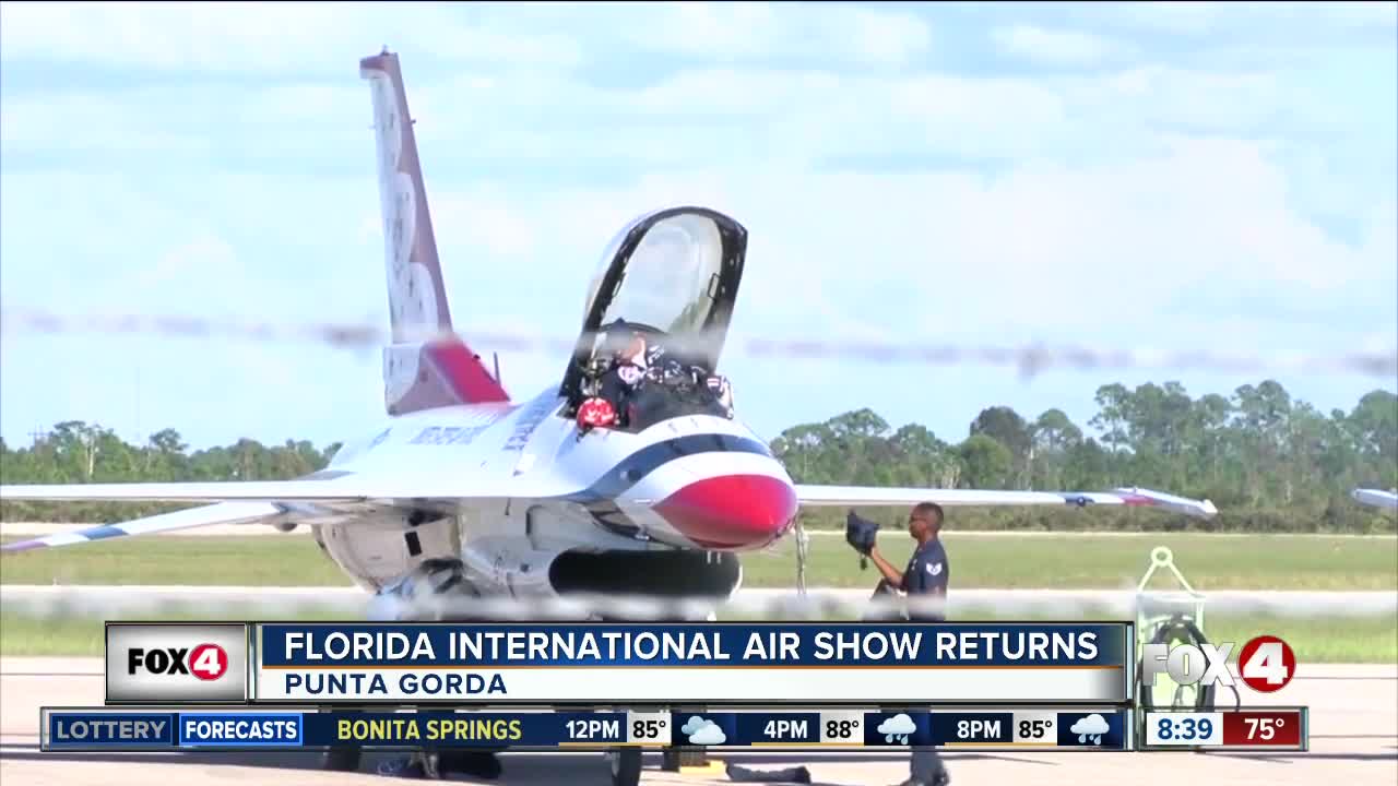 Thunderbirds arrive in Punta Gorda for air show this weekend