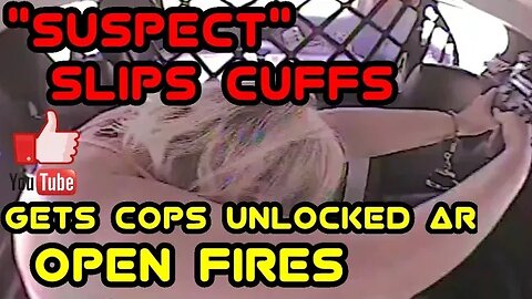 Suspect gets cops AR. Opens fire