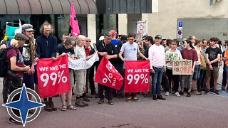 Climate protesters say WEF annual meeting is a “corporate Disneyland”