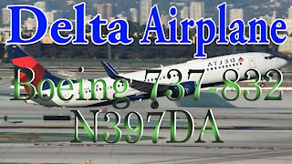 Delta Plane N397DA Boeing 737-832