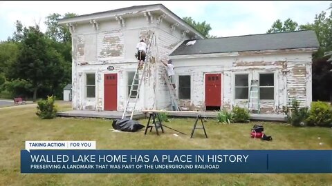 Working together to restore history in Walled Lake