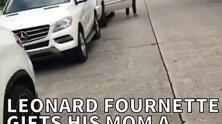 Leonard Fournette Gifts His Mom A New Car For Mother's Day