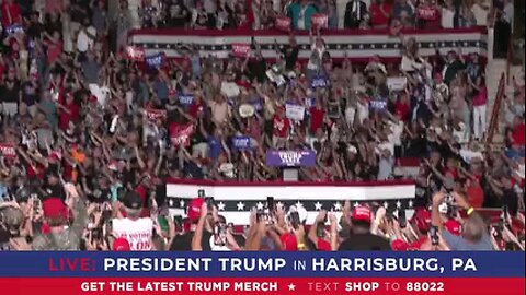 🔴🇺🇸 FULL SPEECH: President Donald J Trump in Harrisburg, Pennsylvania.