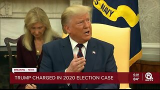 Trump charged with 4 counts in efforts to overturn 2020 election loss