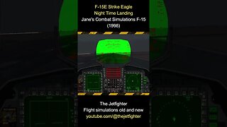 F-15E Strike Eagle: Nighttime Landing