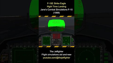 F-15E Strike Eagle: Nighttime Landing