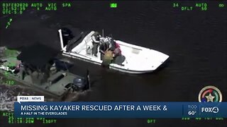 Missing kayaker rescued on Everglades