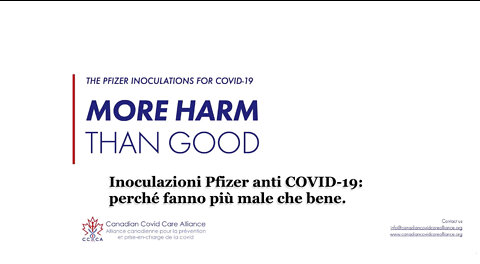 The Pfizer Inoculations For COVID-19 – More Harm Than Good - sub ITA
