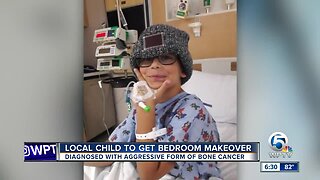 Local child battling bone cancer to get bedroom makeover