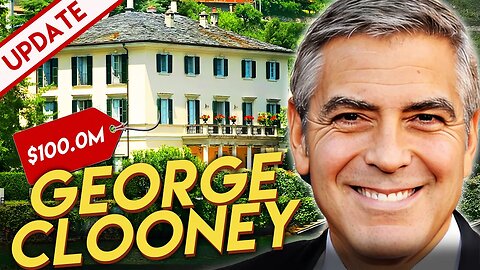 George Clooney | House Tour | $7 Million Lake Como Mansion & More