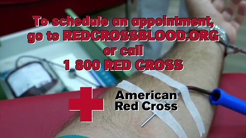 American Red Cross Blood Drive Promo Winter 2023