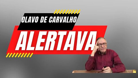 Olavo de Carvalho avisava sobre a manipulação das midias tradicionais