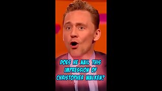 Does Tom Hiddleston nail this impression of Christopher Walken?? You tell us!