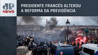 Protestos em Paris acontecem contra medida de Macron