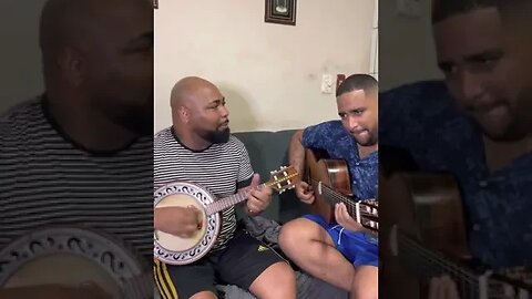 BANJO E VIOLÃO PAI E FILHO Grupo 100% #banjo #violão #samba