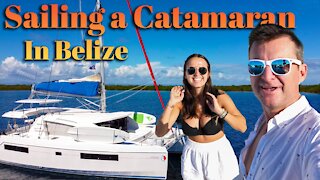Catamaran Sailing in Belize