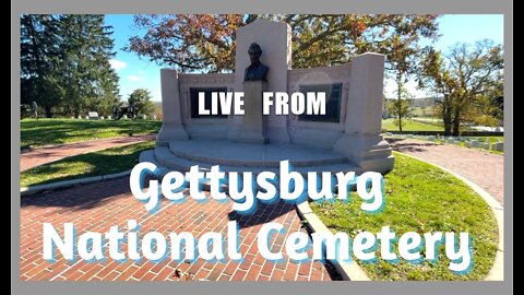 LIVE FRIDAY AT 6:00 PM EDT - from Gettysburg National Cemetery!!