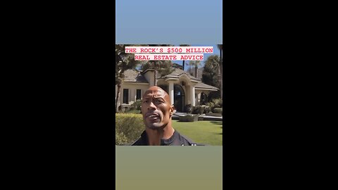 THE ROCK’S $500 MILLION REAL ESTATE ADVICE #therockfans #therockreacts #therockwwe #therockedits