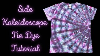 Tie-Dye Designs: Side Kaleidoscope Ice Dye