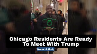 Black Chicago Voters Are Ready to Meet With Trump After The City Started Giving $9K To illegals.