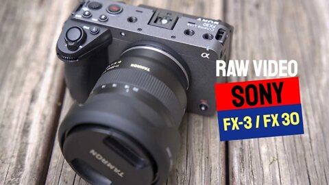 Should You Shoot RAW video with your Sony FX3 or FX30 | Pros and Cons