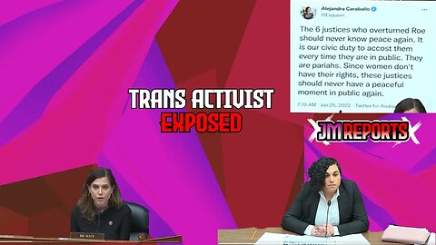 Trans Activist gets OBLITERATED by congresswoman exposing their own tweets these people hate you