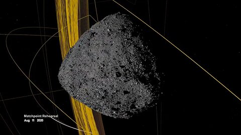 OSIRIS-REx's Orbital Web: Capturing Asteroid Sample in 4K Splendor