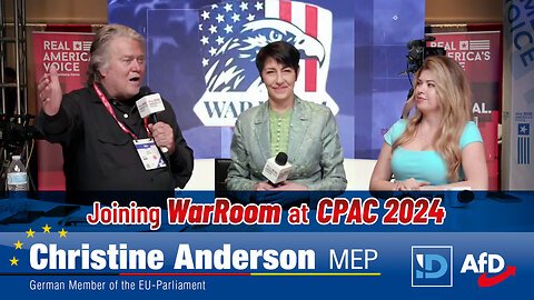 Joining Steve Bannon's WarRoom at CPAC 2024