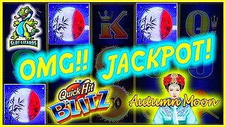 EPIC DOUBLE WIN BIG JACKPOT! Quick Hits Blitz VS Dragon Link Autumn Moon Slots HIGHLIGHT