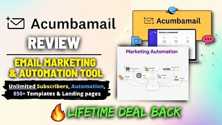 Acumbamail Review (Lifetime Deal Back) - Unlimited Subscribers to Start Email Marketing & Automation