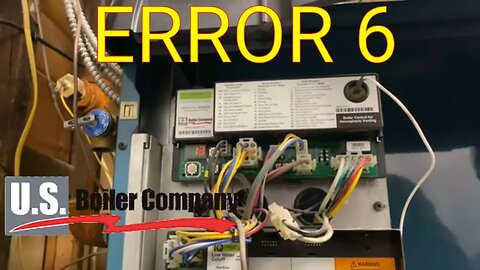 Burnham ES2 Error ERR 6 Repaired on US Boiler Hydronic Gas Boiler Control