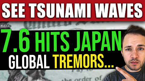 BREAKING: See Tsunami After 7.6 Earthquake Hits Japan - Global Aftershocks (New Years Day 2024)