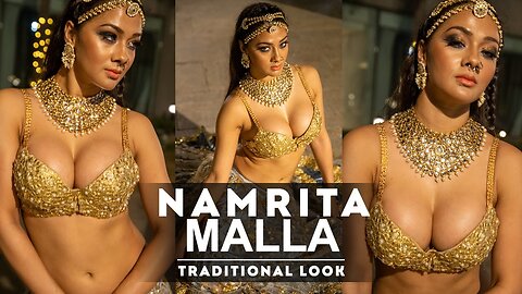 Beautiful #namritamalla #namrita in Traditional Look #indiantraditionalwear #traditionaldress