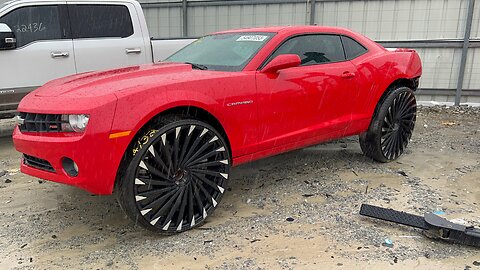 CHEAPEST RS CHEVROLET CAMARO YOU CAN FIND AT AUCTION FOR $2600 & IT’S ON 30 INCH WHEELS!