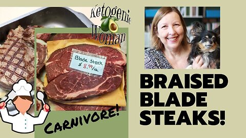 Braised Blade Steak with Creamy Sauce (Keto or Carnivore Diet Recipe Ideas)