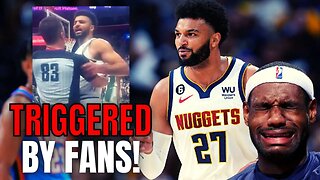Jamal Murray Gets TRIGGERED By NBA Fans On Sidelines | LeBron James Has Made The NBA Soft!