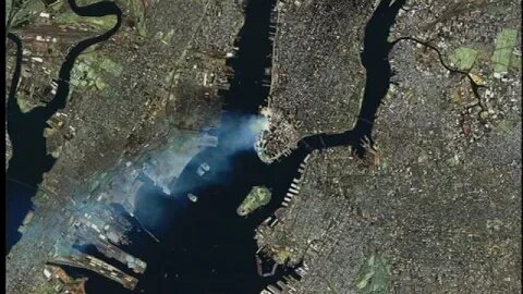 View of Ground Zero From Space (Landsat 7)