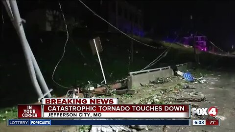 Catastrophic tornado touches down in Missouri