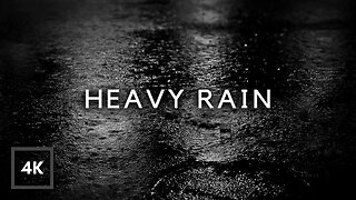 HEAVY RAIN to Sleep FAST Tonight | Rain on Road for Insomnia Relief, Relaxing, Studying