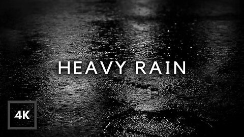 HEAVY RAIN to Sleep FAST Tonight | Rain on Road for Insomnia Relief, Relaxing, Studying