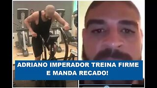 Vai pro MENGÃO? ADRIANO treina firme e manda RECADO!