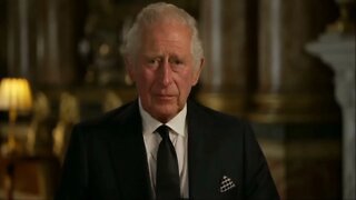 King Charles addreses british people for the first time in his new position as king