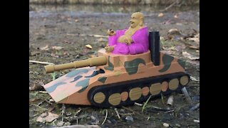 Buddha Tank 3D Printed Figure