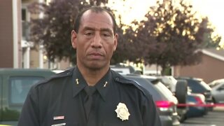 Police provide update after 2 Aurora officers are shot in northeast Denver