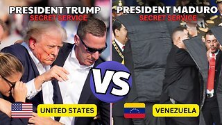 President Trump Secret Service vs President Maduro Secret Service