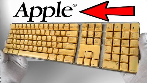 Extremely Dirty Apple Keyboard Restoration - Owner left Toenail for Me