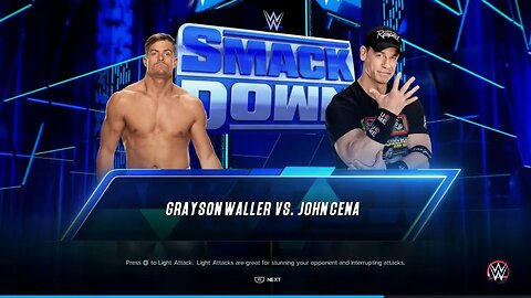 Smackdown John Cena vs Grayson Waller