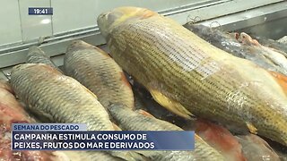 Semana do Pescado: Campanha Estimula Consumo de Peixes, Frutos do Mar e Derivados.